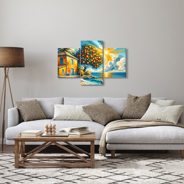 Kép - Ház narancsokkal I. (90x60 cm)