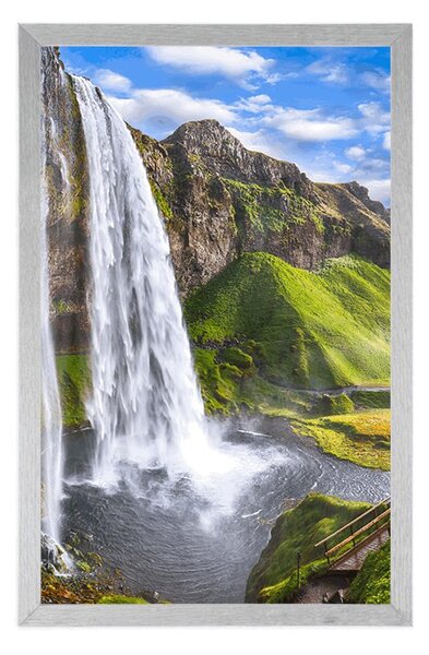 Poszter Seljalandsfoss vízesés