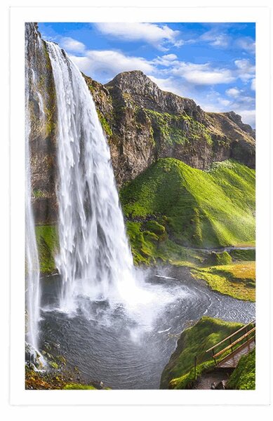 Poszter Seljalandsfoss vízesés