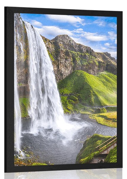 Poszter Seljalandsfoss vízesés