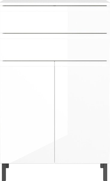 Fehér fürdőszoba szekrény 60x97 cm Salinas - Germania