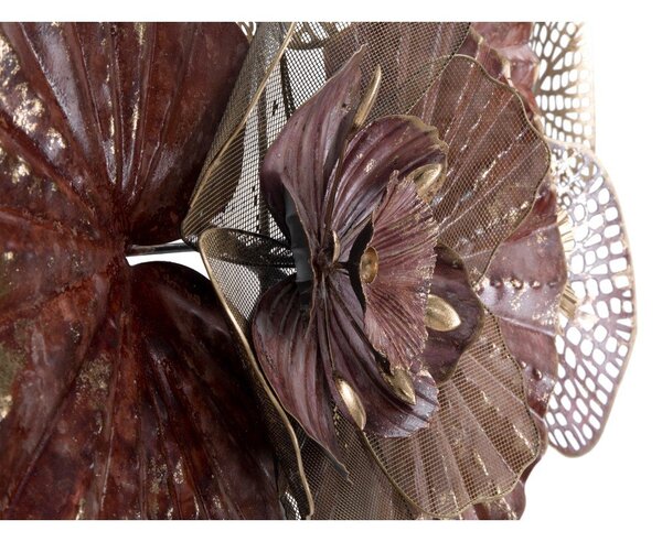 Flowery fali fémdekoráció, 118 x 58 cm - Mauro Ferretti