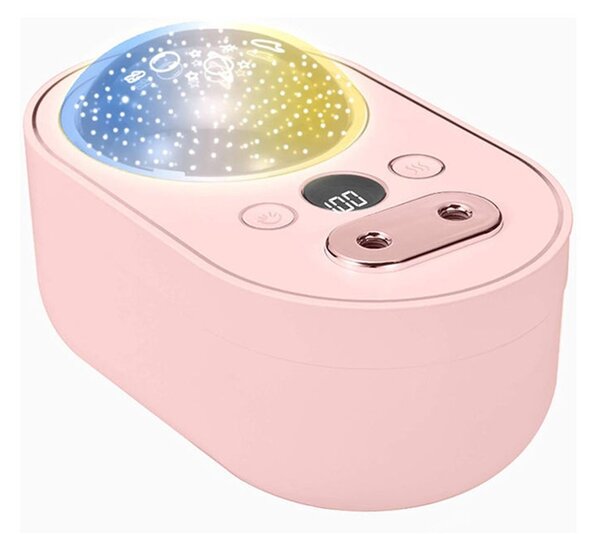 1000 ml dupla fújós párásító+laser shower rózsaszín