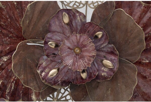 Flowery fali fémdekoráció, 118 x 58 cm - Mauro Ferretti