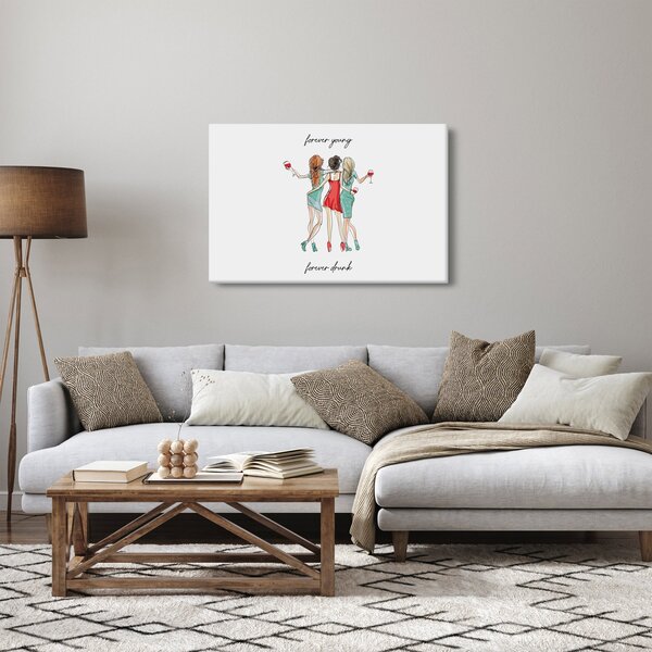 Kép - Örökké fiatal, örökké részeg (90x60 cm)