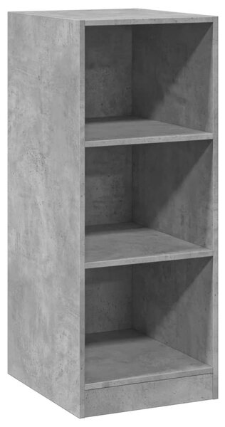 Betonszürke szerelt fa ruhásszekrény 48 x 41 x 102 cm
