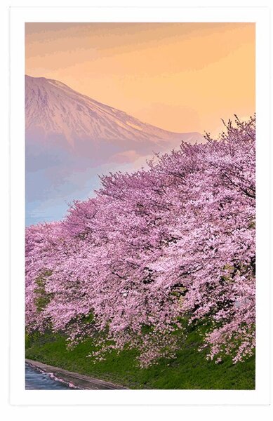 Poszter gyönyörő Japán ország