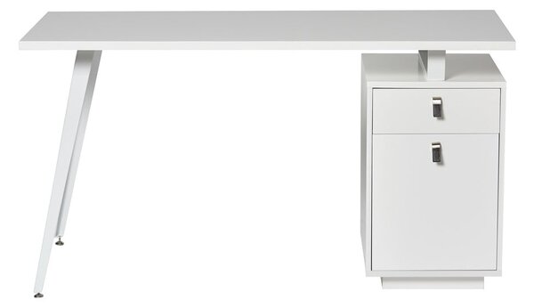 Rudy fehér íróasztal, 140 x 60 cm - Marckeric