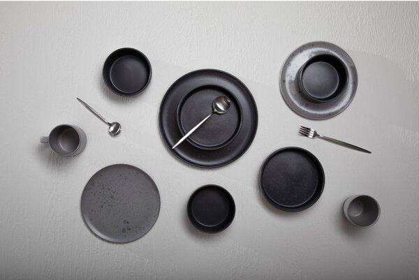 Ezüstszínű rozsdamentes acél evőeszköz készlet 16 db-os Modern retro – Premier Housewares