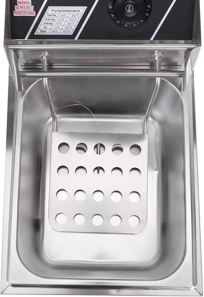 6 literes elektromos fritőz,olajsütő - 2500W