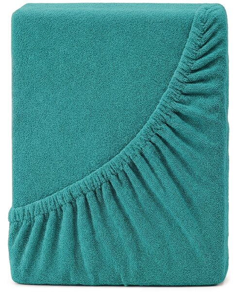4Home IDEAL frottír lepedő zöld türkiz, 140–160 x 200 cm, 140–160 x 200 cm