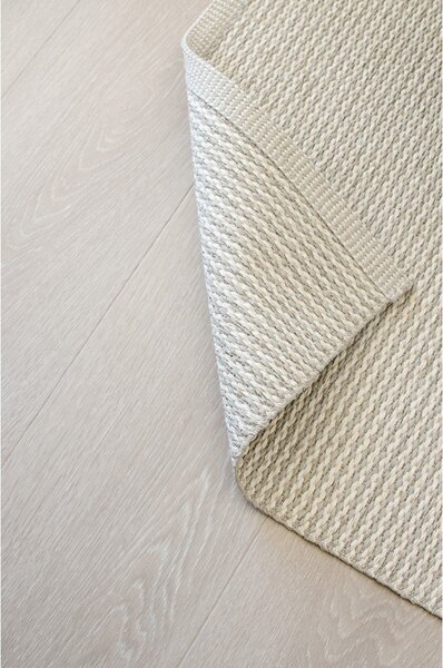 Krémszínű kültéri-beltéri szőnyeg 85x160 cm Mono Linen Vanilla – Pappelina