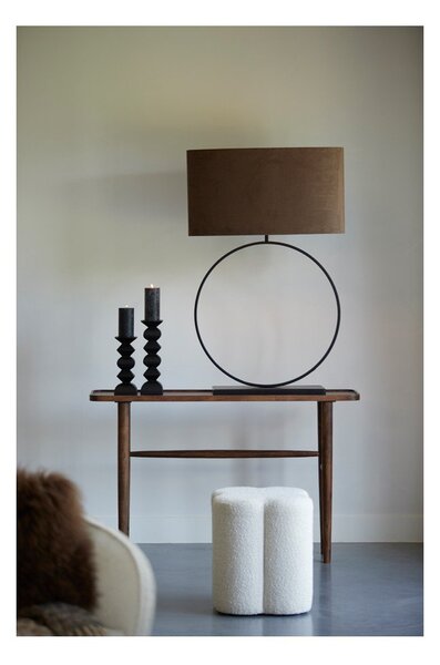 Barna akácfa konzolasztal 30x120 cm Qiano – Light & Living
