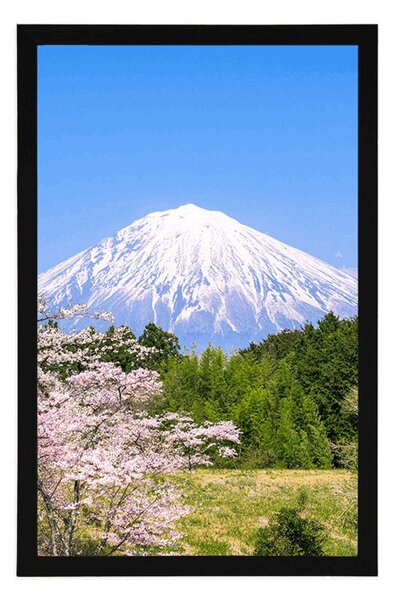 Poszter Fuji vulkán