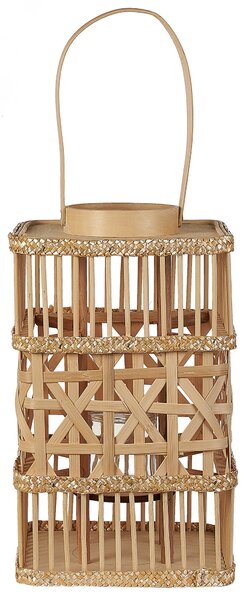 Lámpás LUMBIS Bambusz 54 cm Természetes