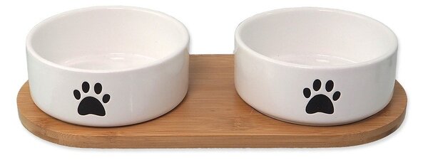 Kerámia tálka szett álvánnyal kutyáknak ø 13 cm Dog Fantasy – Plaček Pet Products