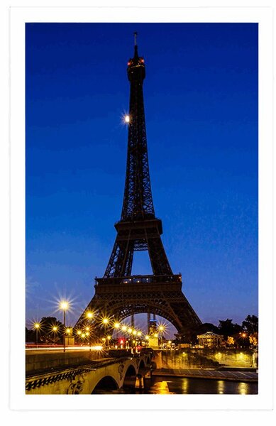 Poszter Eiffel torony éjjel