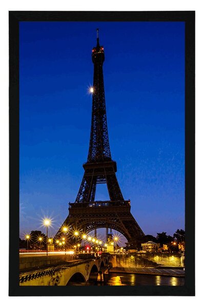 Poszter Eiffel torony éjjel