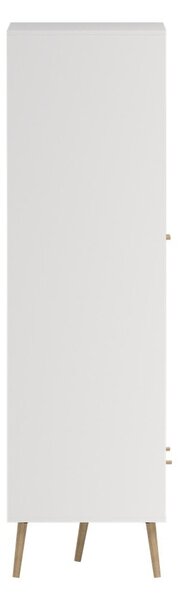 Fehér ruhásszekrény 99x200 cm Bodo – Tvilum