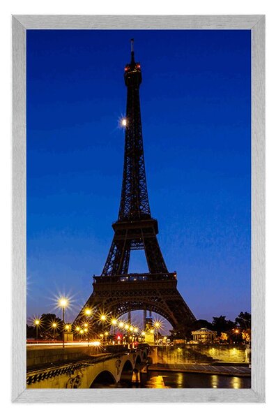 Poszter Eiffel torony éjjel