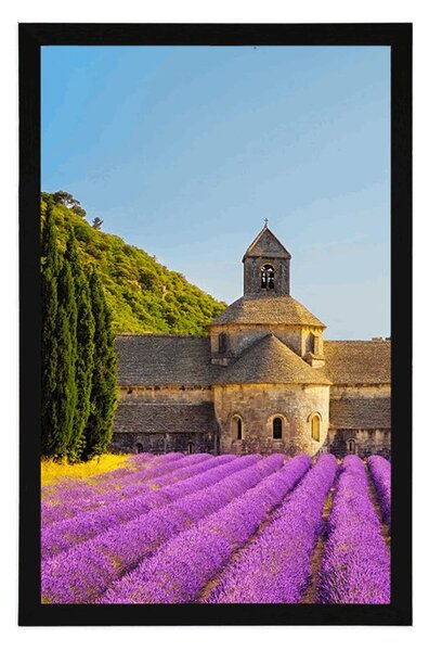 Poszter Provence levendulamezőkkel
