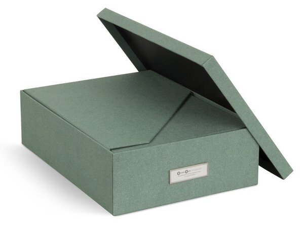 Zöld karton rendszerező szett 5 db-os dokumentumokhoz Holger Canvas Paper Laminate – Bigso