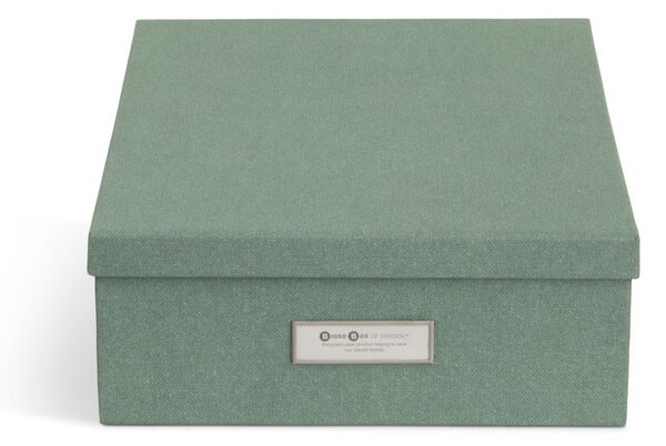 Zöld karton rendszerező szett 5 db-os dokumentumokhoz Holger Canvas Paper Laminate – Bigso