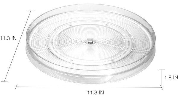 Forgó műanyag fűszertartó állvány ø 29 cm Linus – iDesign