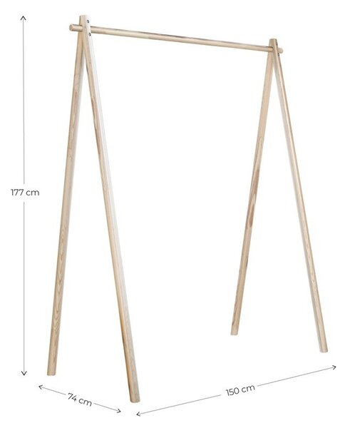 Hongi borovi fenyő ruhatartó állvány - Karup Design