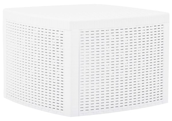 VidaXL fehér műanyag kisasztal 54 x 54 x 36,5 cm