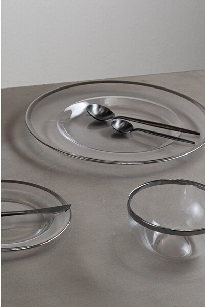 Fekete rozsdamentes acél evőeszköz készlet 16 db-os Modern retro – Premier Housewares