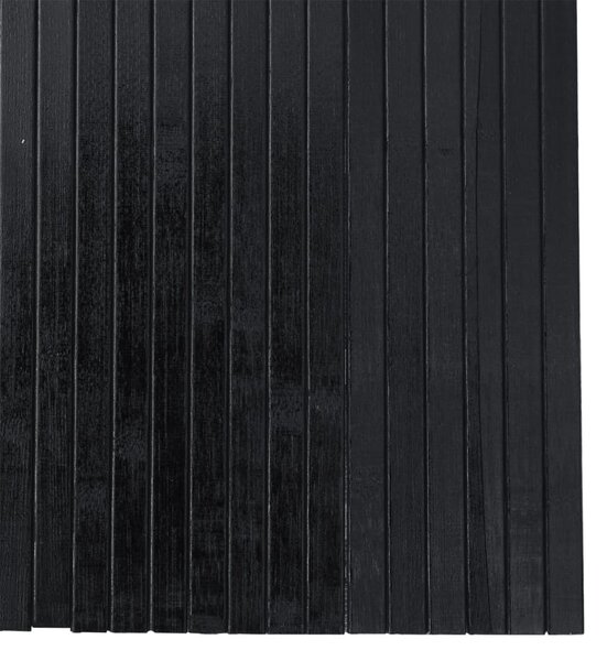 Fekete bambusz térelválasztó szélessége 250 cm magassága 165 cm