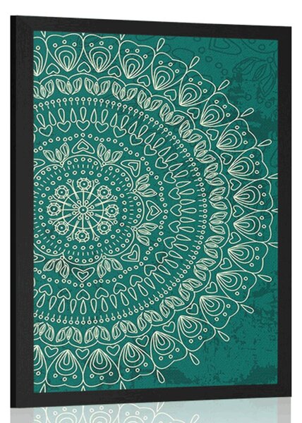Poszter kézzel rajzolt Mandala