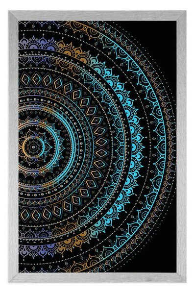 Poszter Mandala nap mintával