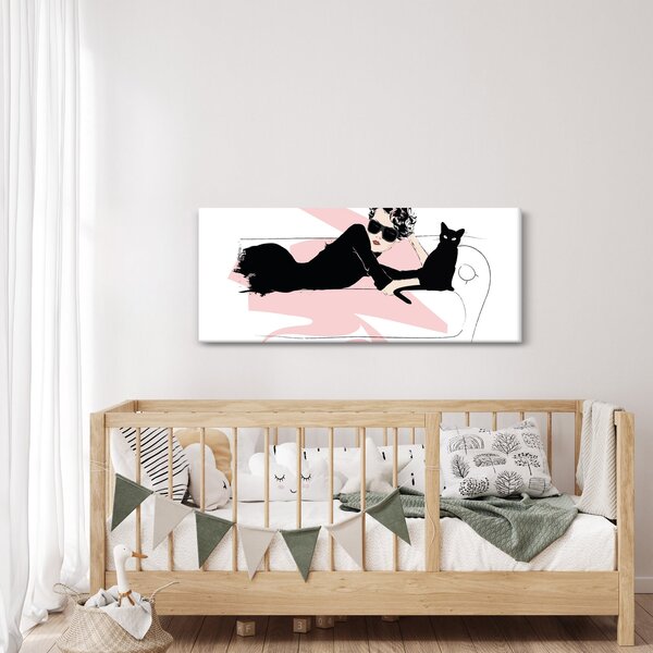 Kép - Fashion lady (120x50 cm)