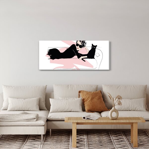 Kép - Fashion lady (120x50 cm)