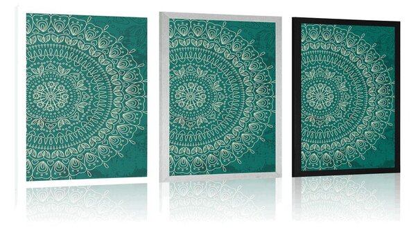 Poszter kézzel rajzolt Mandala