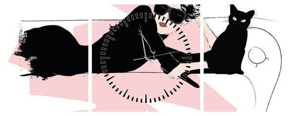 Kép - Fashion lady (órával) (90x30 cm)