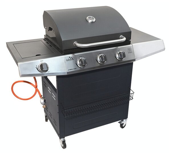 Gáz-faszenes grillsütő Hybrid Core – Cattara
