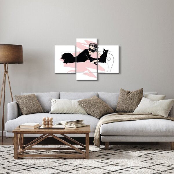 Kép - Fashion lady (90x60 cm)