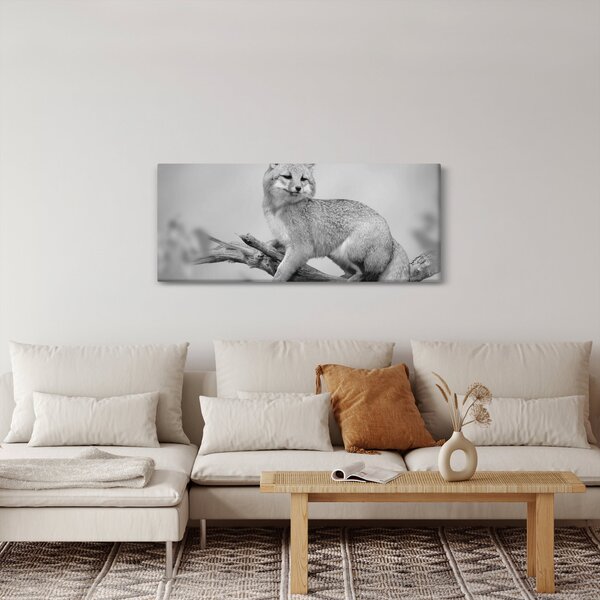 Kép - Szürke róka (120x50 cm)