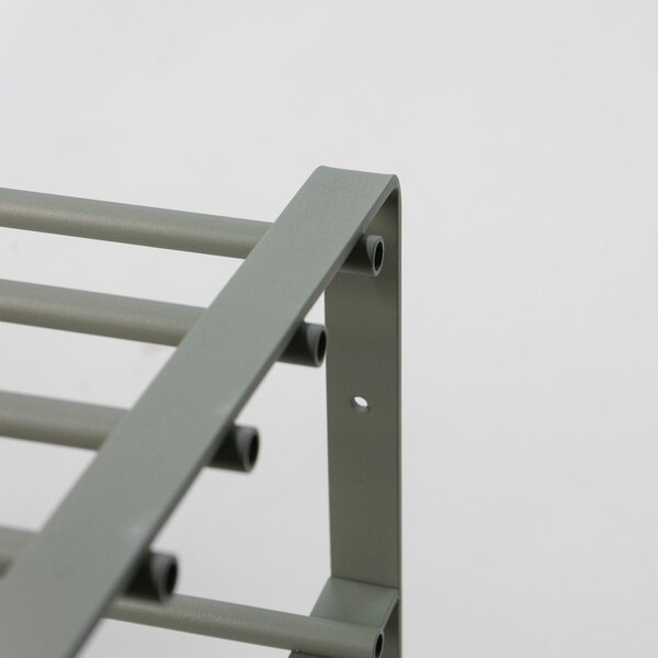Szürkészöld fém cipőtartó 70x48,5x29 cm Rex – Spinder Design
