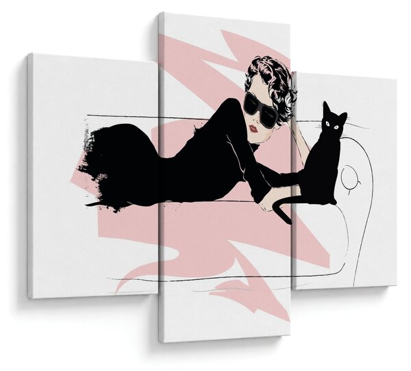 Kép - Fashion lady (90x60 cm)