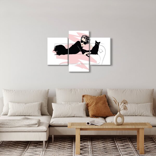 Kép - Fashion lady (90x60 cm)
