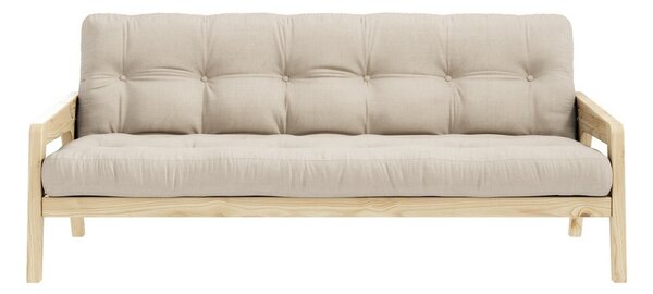 Grab bézs kinyitható kanapé 204 cm - Karup Design