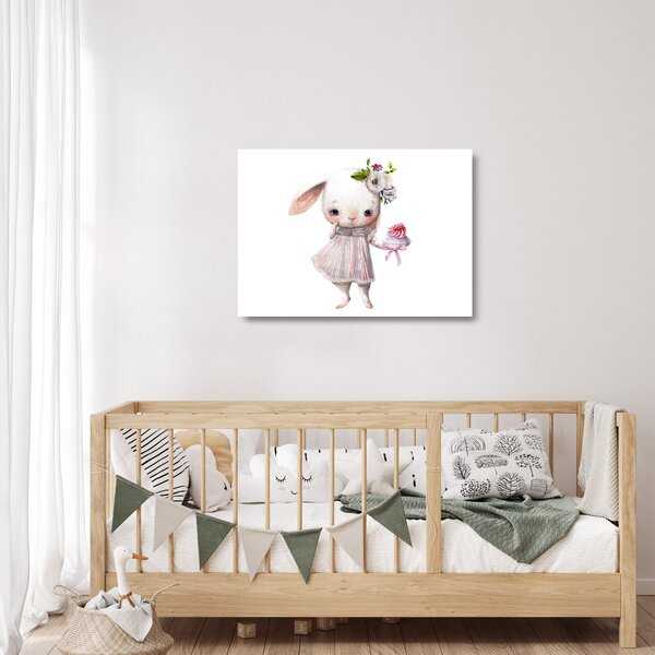 Üveg kép - Akvarell állatka N⁰1 (70x50 cm)