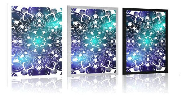 Poszter modern Mandala keleti mintával