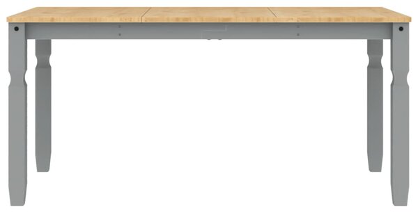 Corona szürke tömör fenyőfa ebédlőasztal 160 x 80 x 75 cm