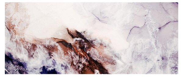 Kép - Lila márvány N⁰1 (120x50 cm)