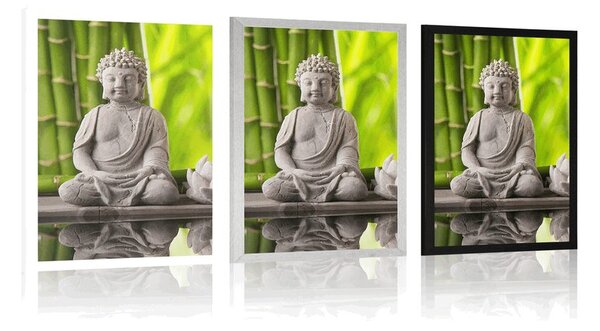 Poszter harmonikus Buddha